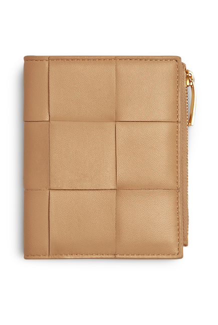 Bi-Fold Zipped Wallet